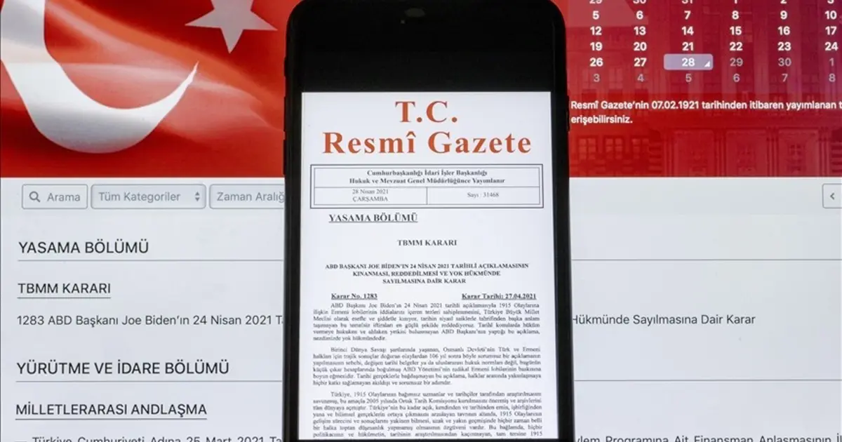 Resmi Gazete’de bugün (7 Nisan 2026 Resmi Gazete kararları)