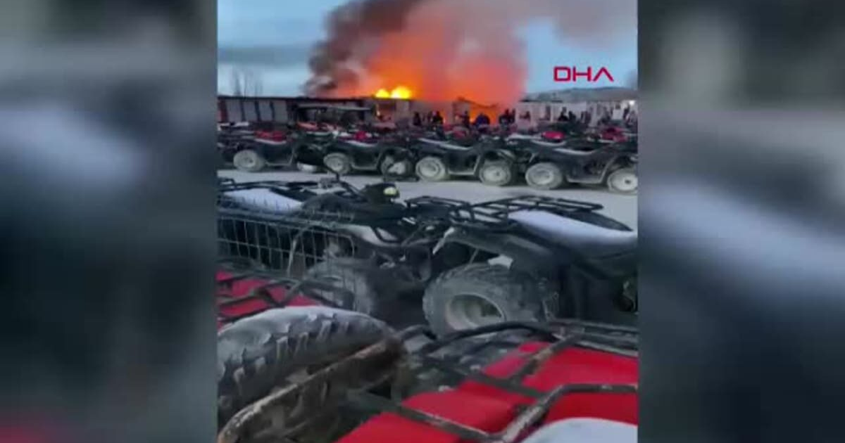 Kapadokya’da konteynerda yangın | NTV Haber