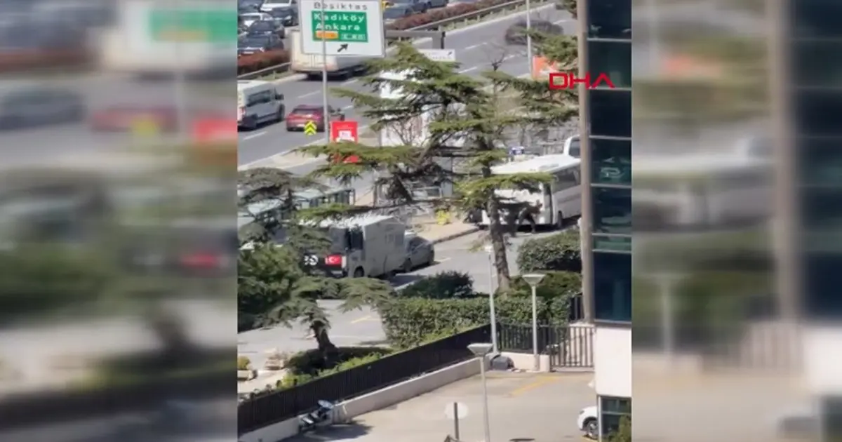 İstanbul İsrail Konsolosluğu yakınında çatışma. Olay yerinden ilk görüntü